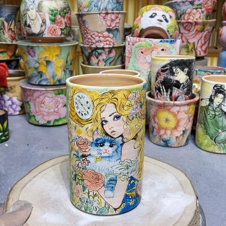 景德镇艺术手绘作品