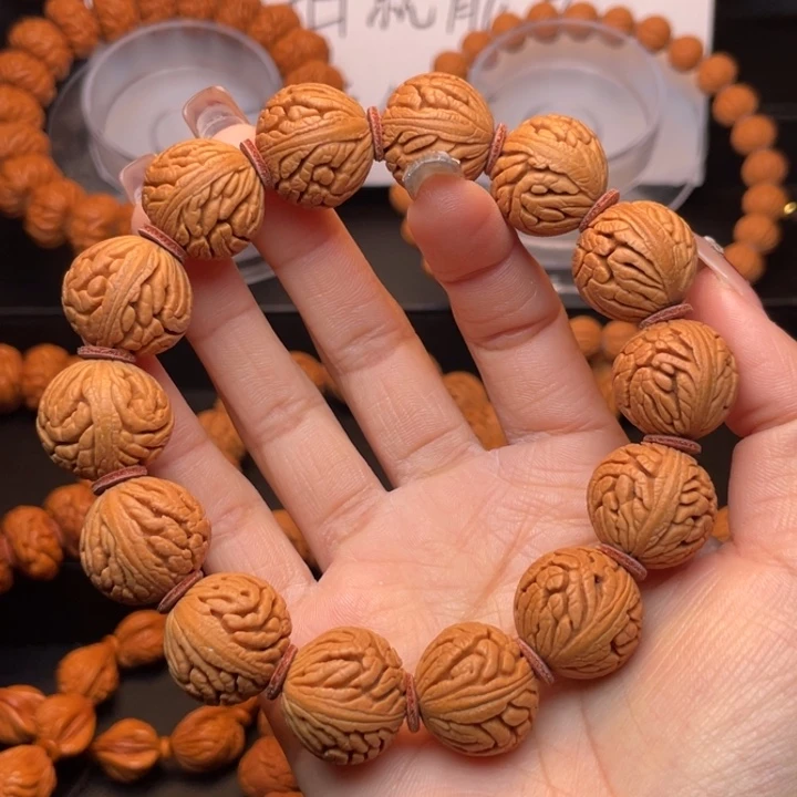 桃核手串福*哥18尺寸绣球（11号链接）