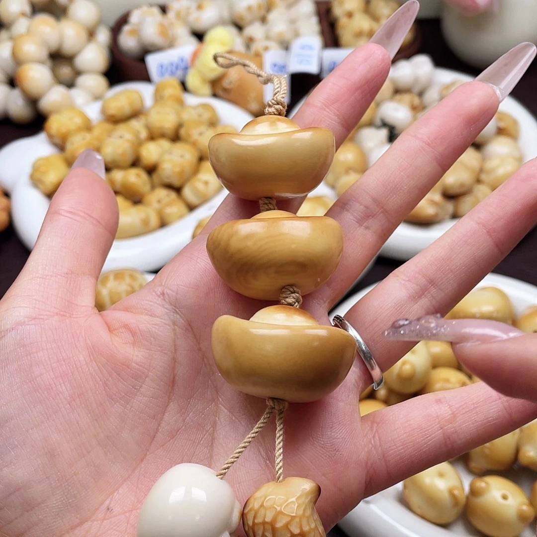 吊坠白玉菩提一串成品c