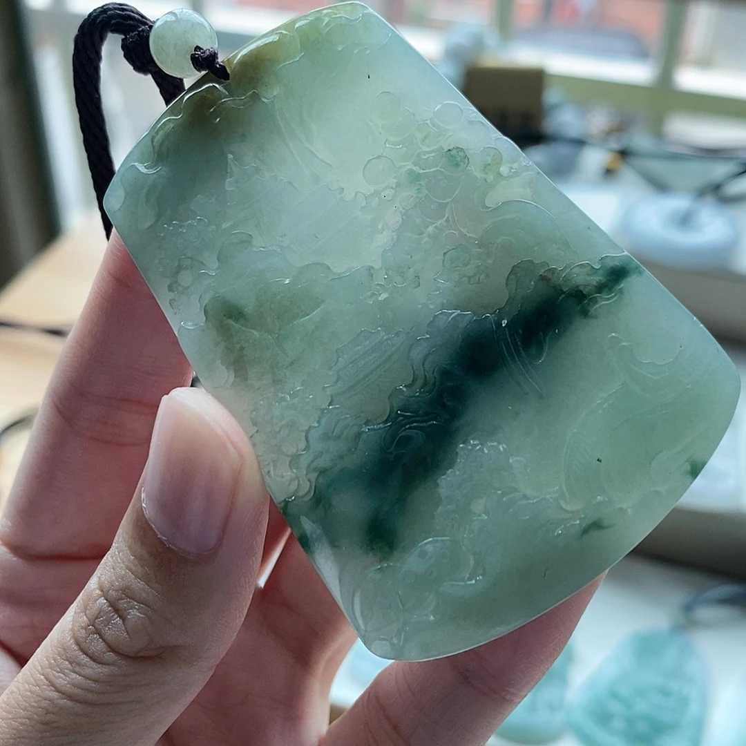 【闪购商品】颈饰未镶嵌翡翠天然缅甸A货翡翠