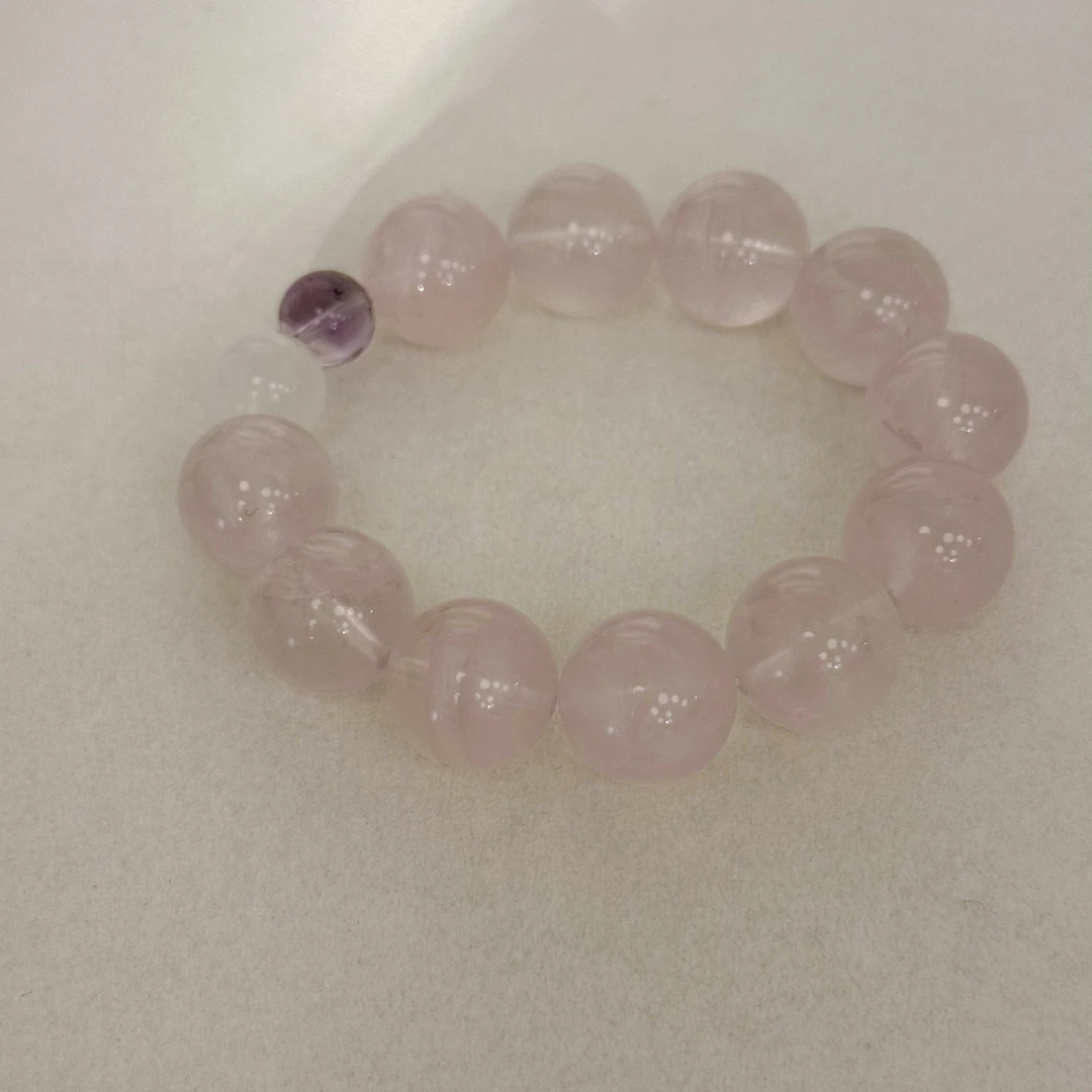 合成金属手链 桃花岛粉水设计款