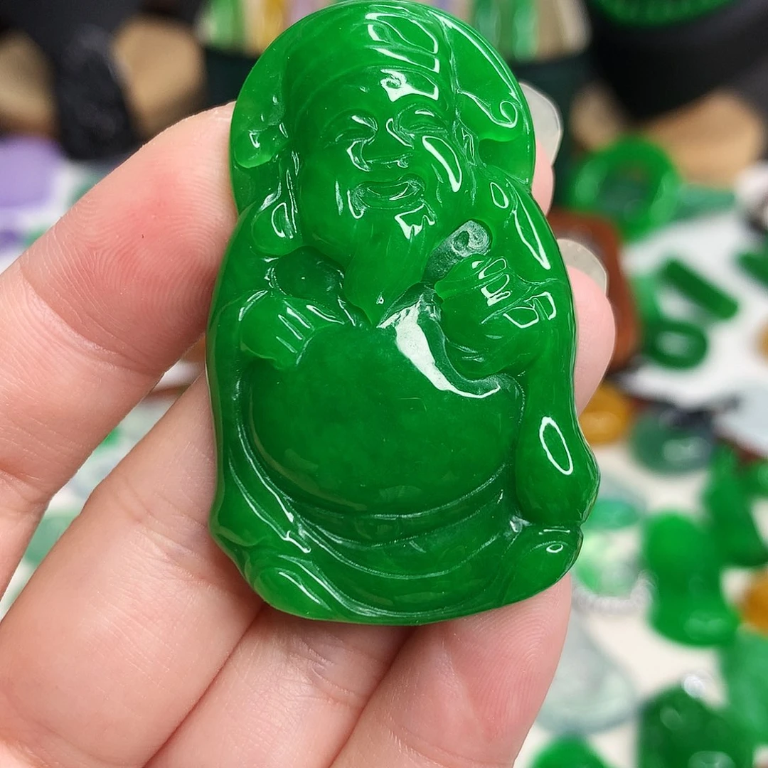 翡翠未镶嵌颈饰吊坠