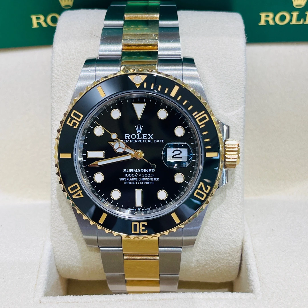 99新 Rolex/劳力士 深圳名典/间金黑水鬼126613lb-0002/全套