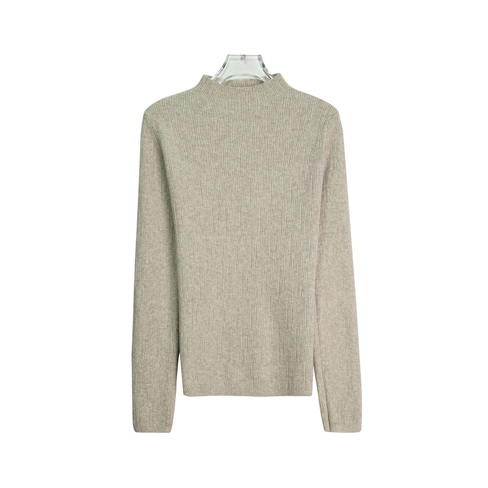 E7792【新款】高级感洋气半高领软糯时尚简约百搭毛衣3Q