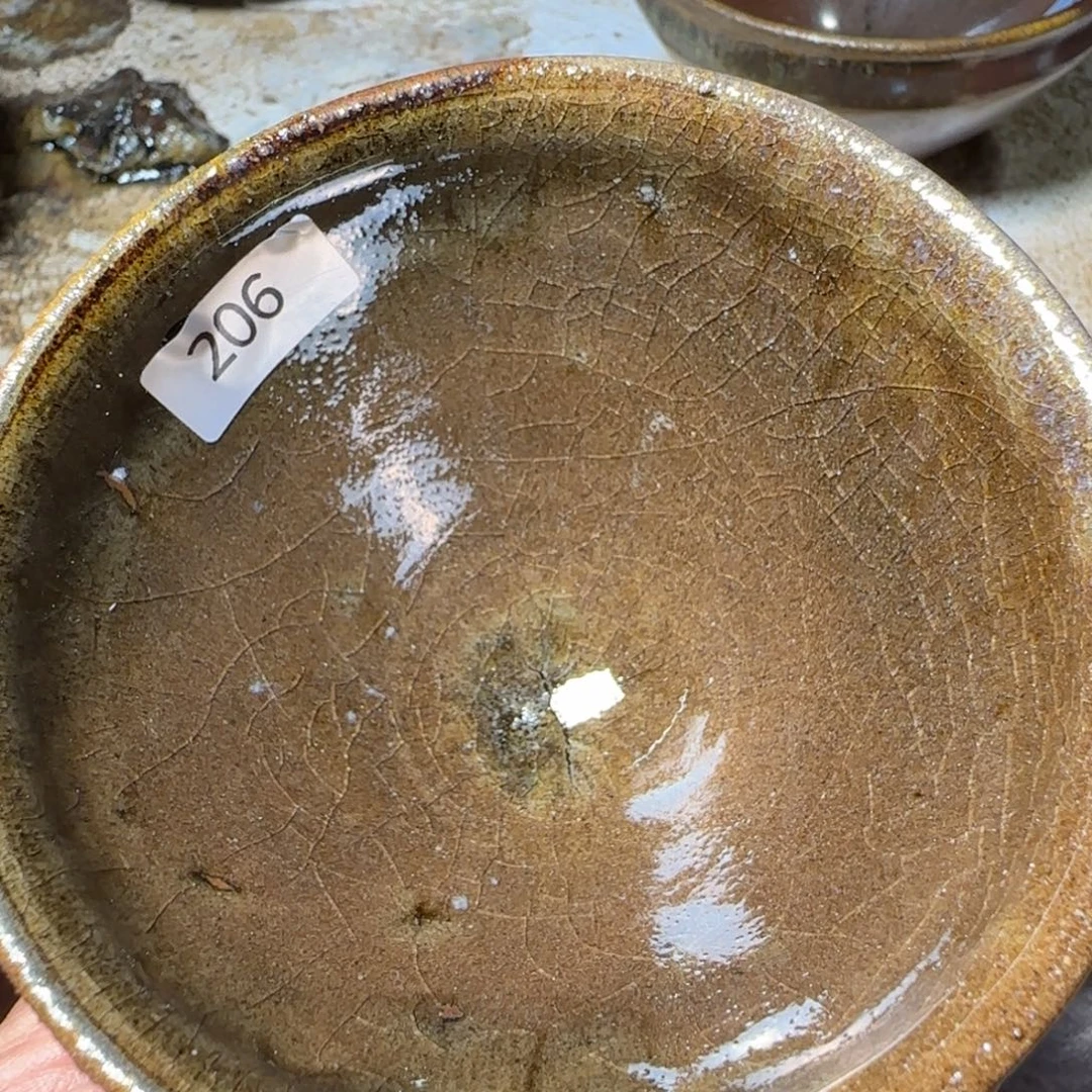 柴烧建盏茶盏茶杯206