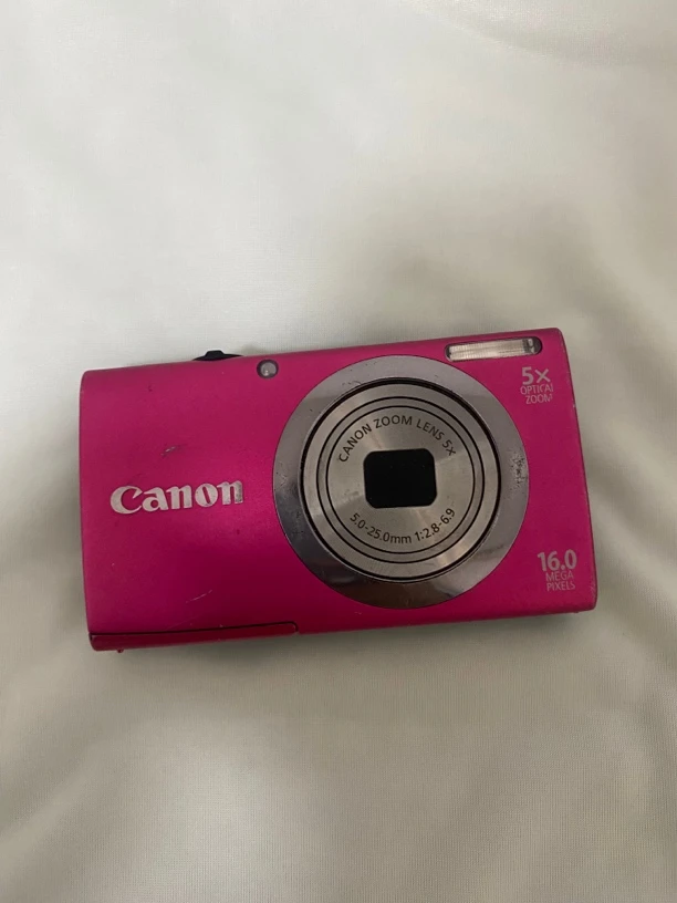 9新 Canon/佳能 a2300玫红色1600w像素ccd相机