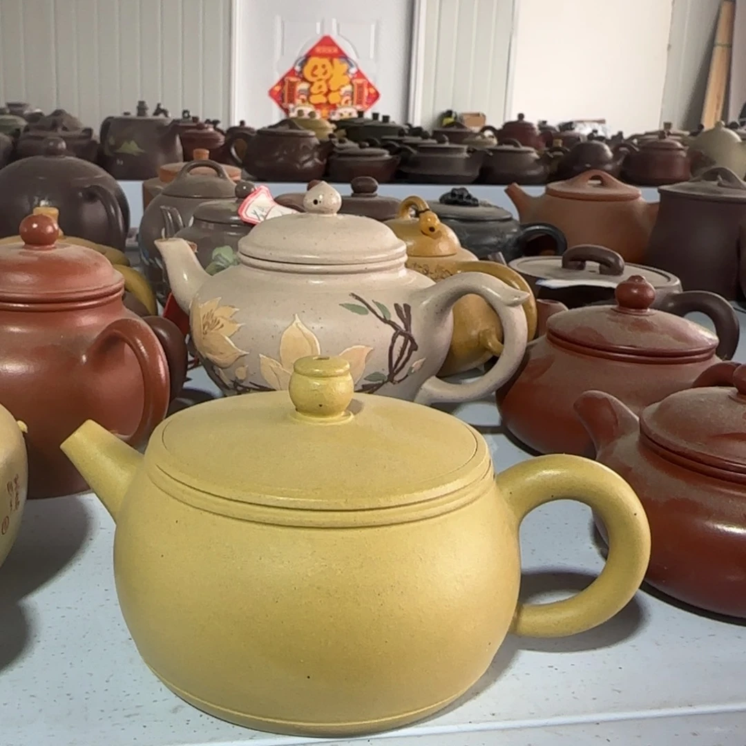 紫砂茶壶本绿井栏