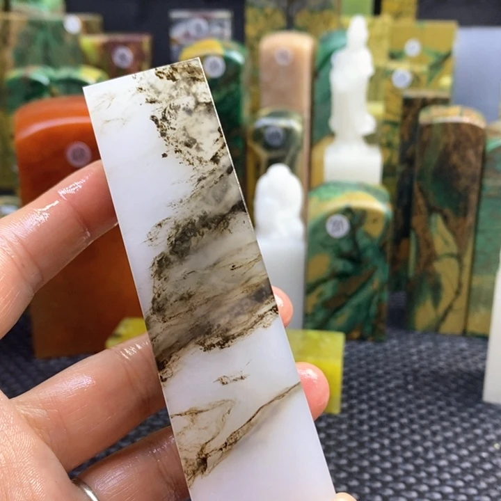 四川石上****7青田石印章石