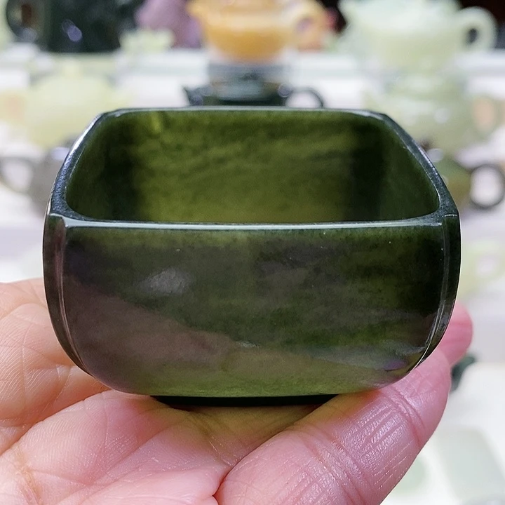 未镶嵌和田玉挂件茶杯80m l