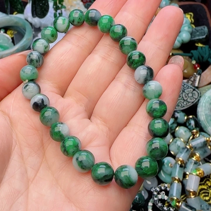 翡翠颈饰未镶嵌用****9天然A货