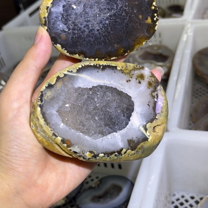 未镶嵌水晶发饰白晶盆