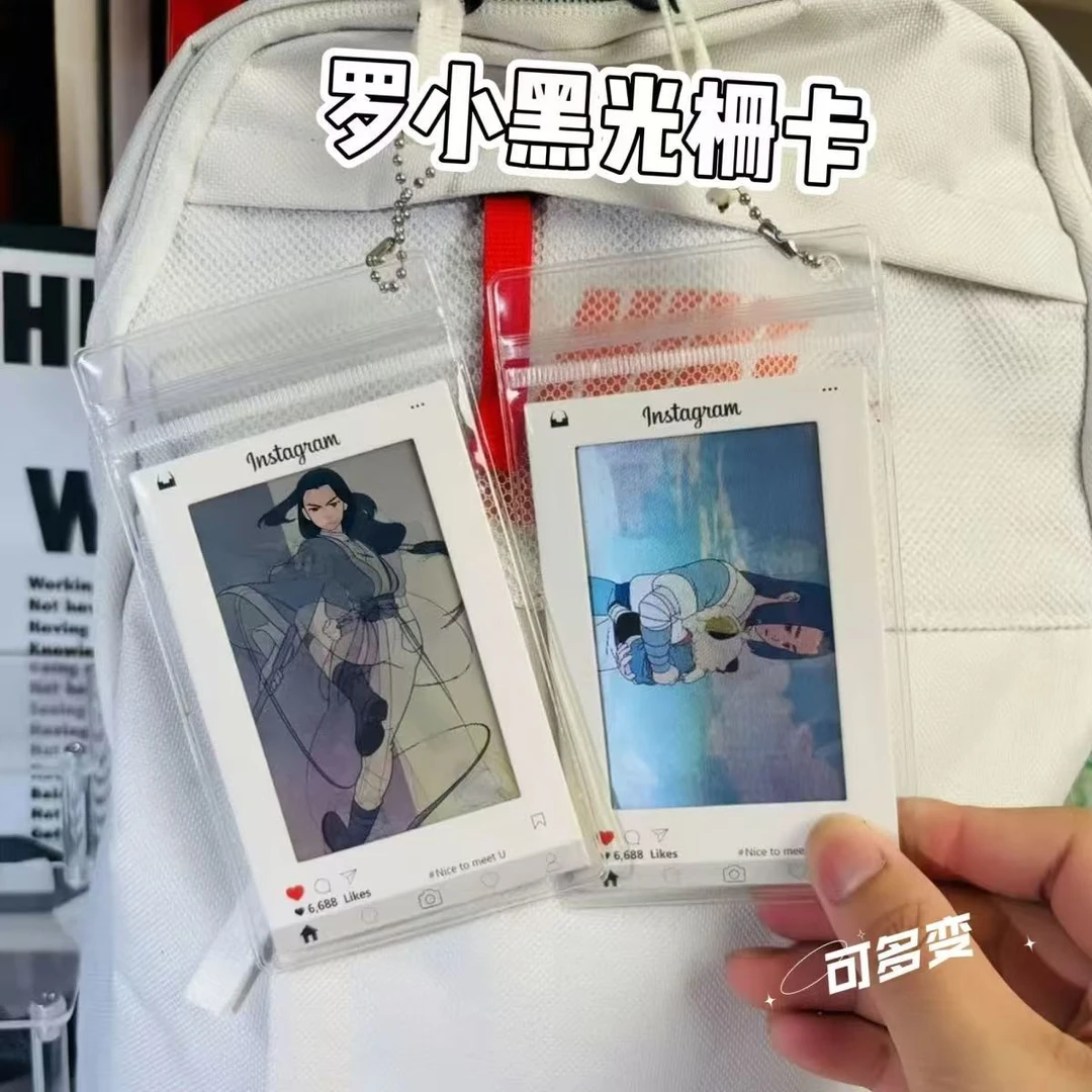 小红书同款罗小黑战记光栅卡二次元动漫周边3寸明信片送朋友礼物