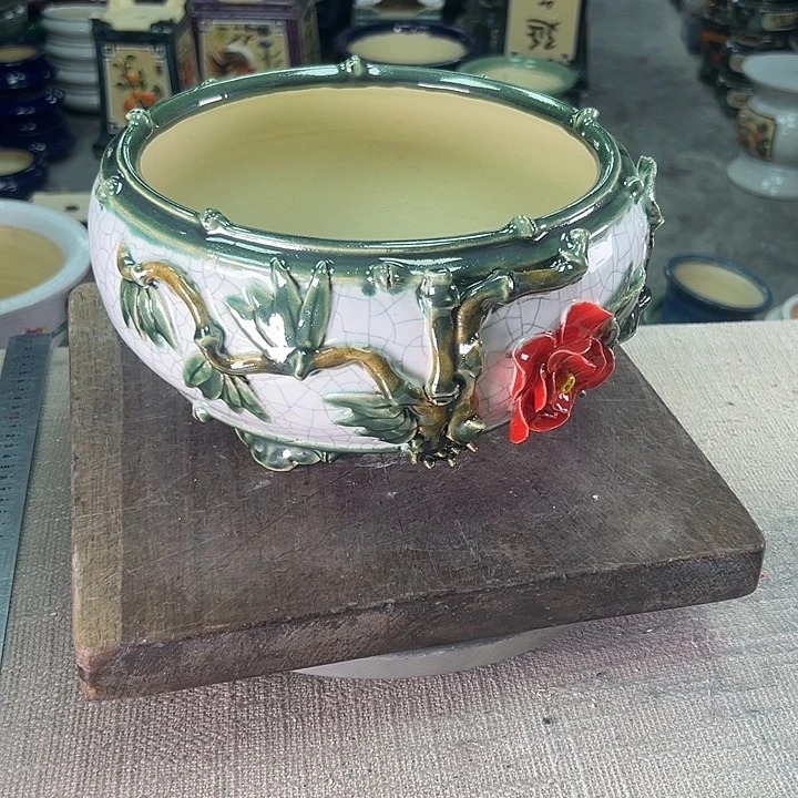 泳坤堂石湾盆陶瓷