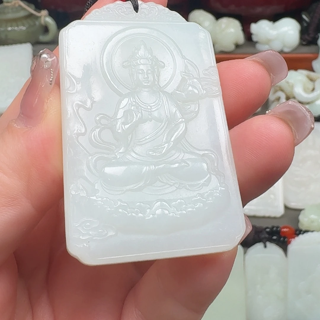 东***方和田玉未镶嵌挂件