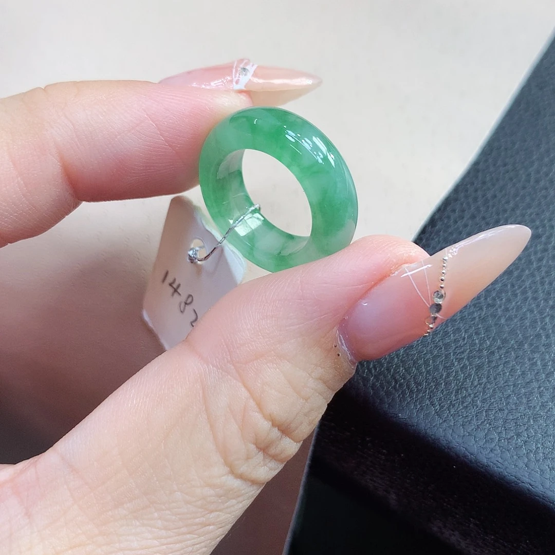 未镶嵌戒指翡翠月***子3号