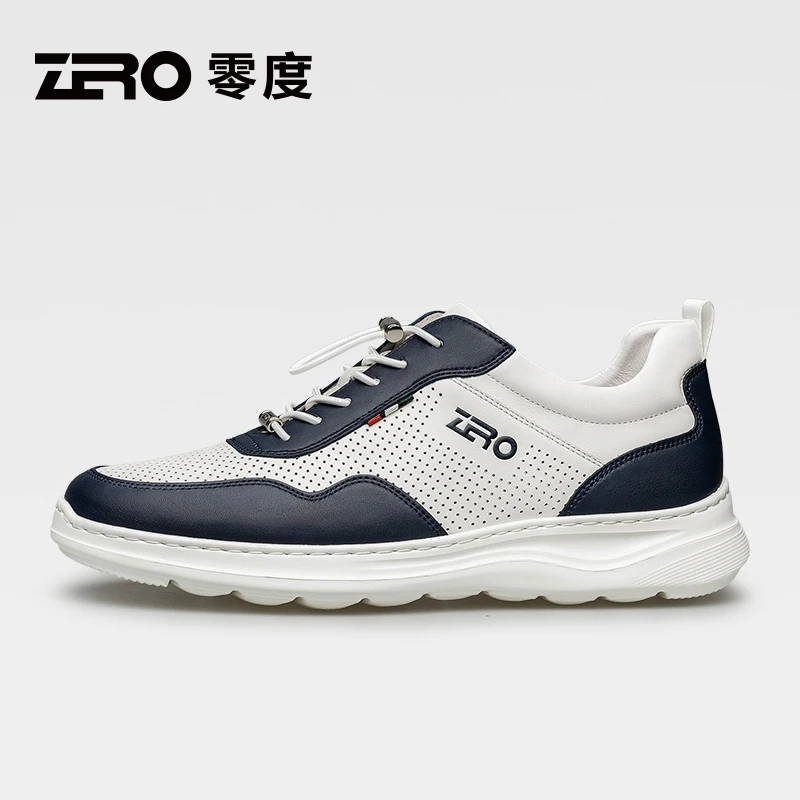 【25年新品】ZRO零度时尚休闲百搭男士透气真牛皮潮鞋软底舒适51365