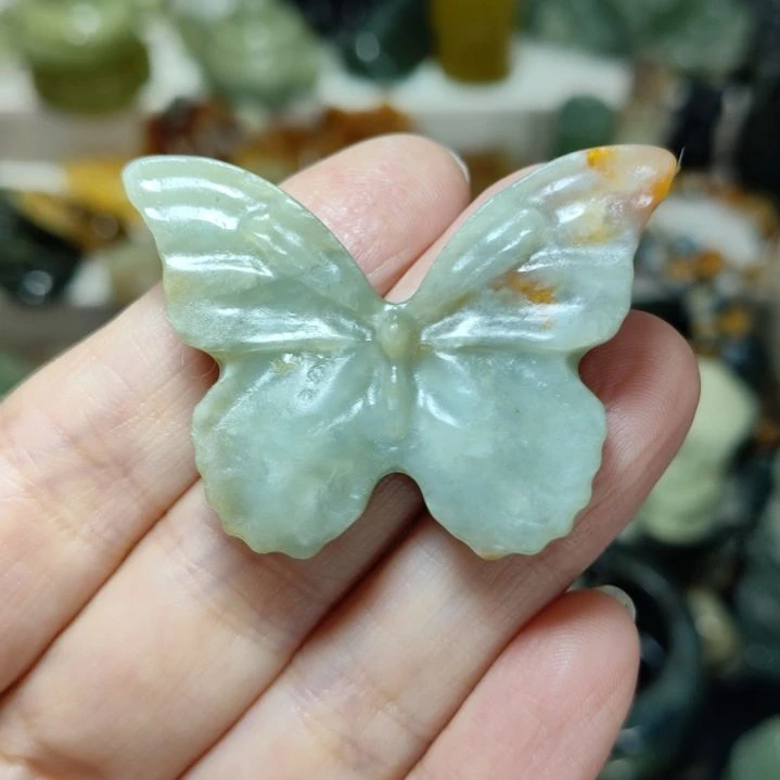 未镶嵌岫玉手把件款式