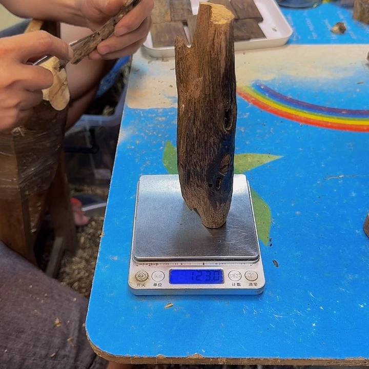 沉香沉香碎屑绿棋123克