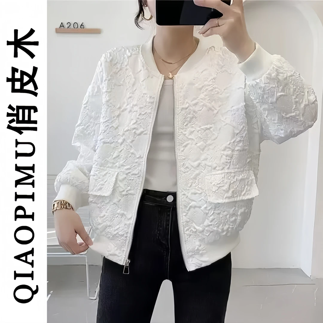 短款薄款棒球服女春夏外套小个子夹克防晒上衣