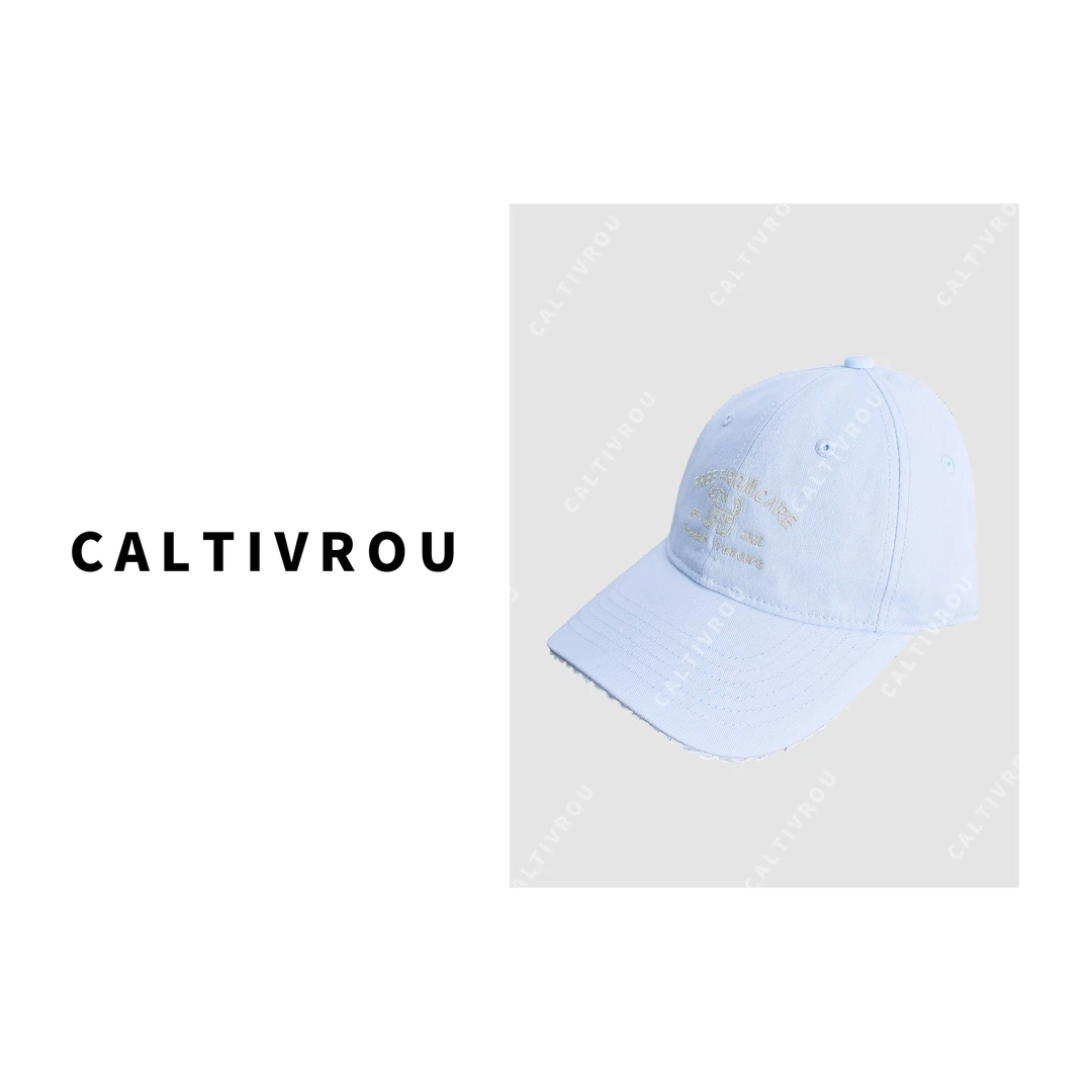 【蕊蕊】时髦韩系小狗刺绣棒球帽-S17886