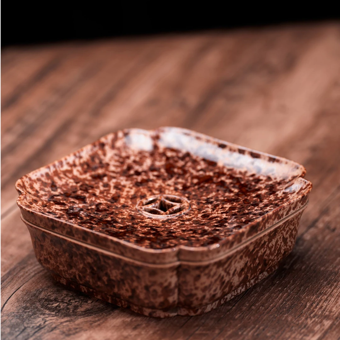 灰釉茶盘分离式隔水功夫茶器泡茶神器