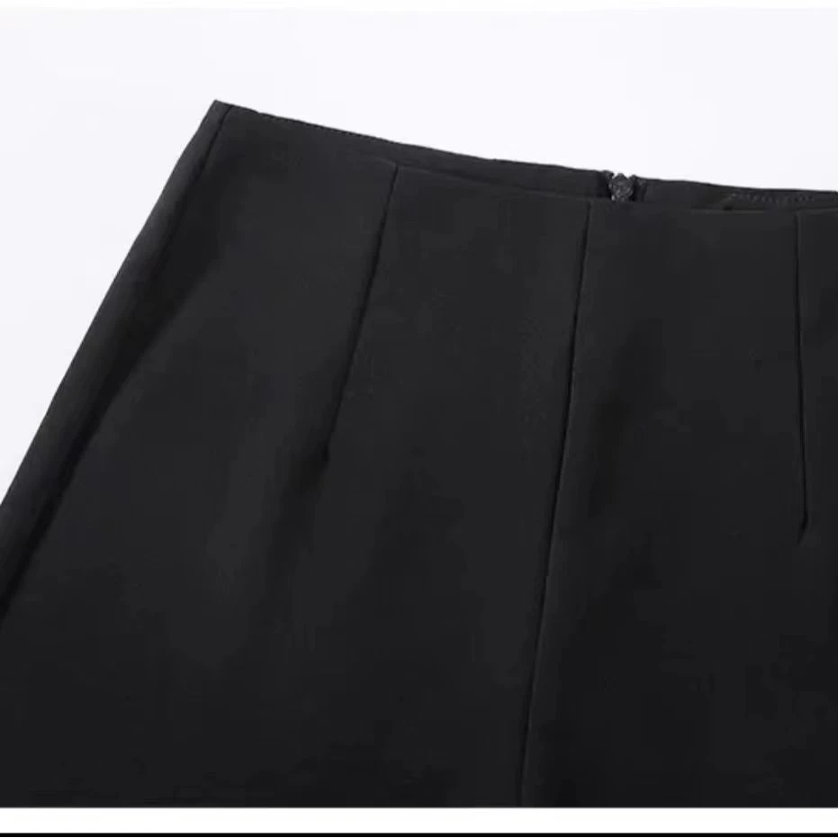 黑色夏天西装短裤女夏季薄款高腰大码显瘦女款辣妹a字热裤网红