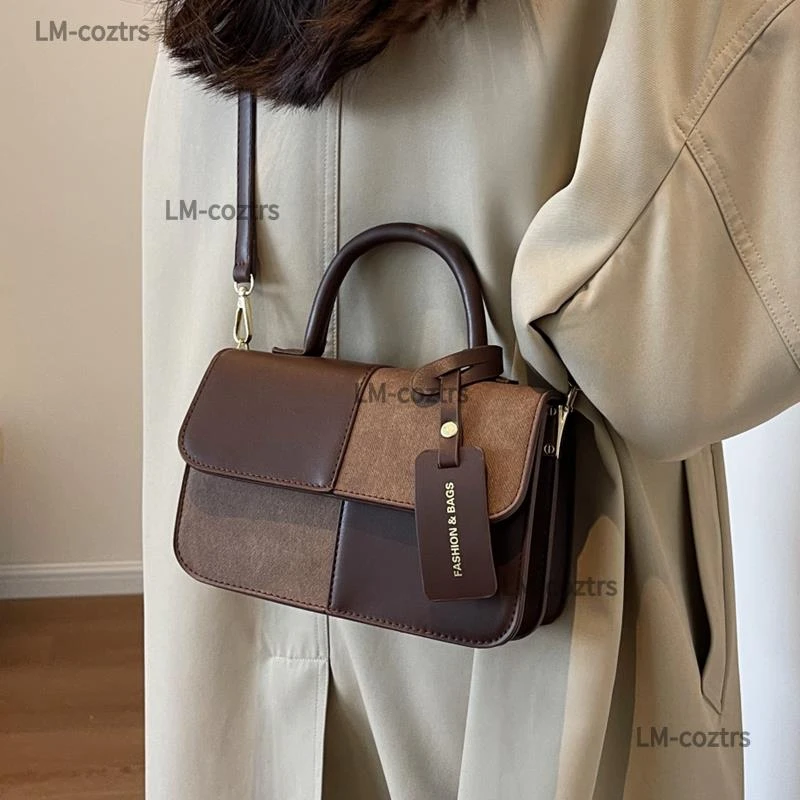 春夏复古小众设计包包女2025新款时尚百搭斜挎包高级感手提小方包