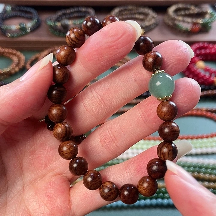 刺猬紫檀（非洲黄花梨）手串/手链0.8