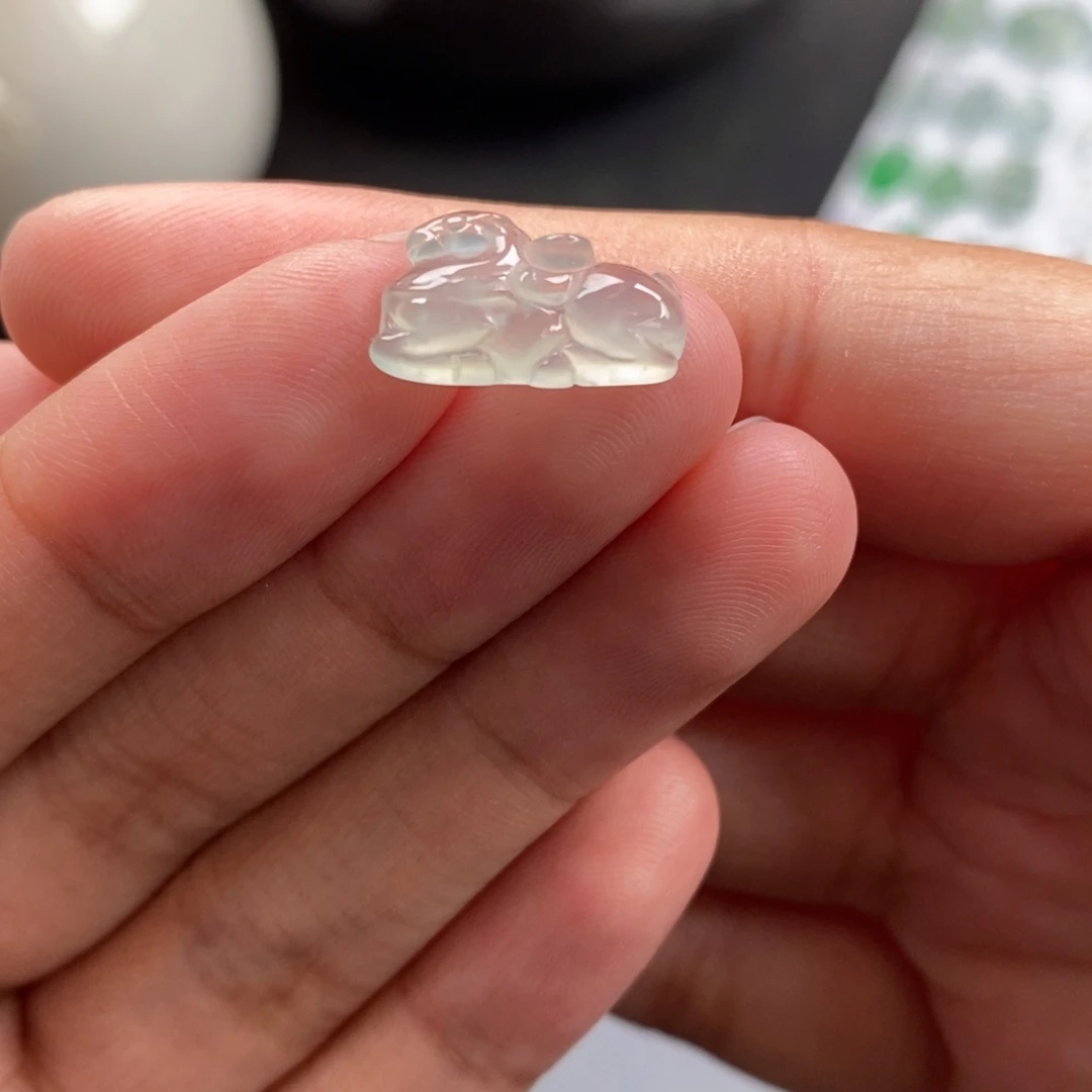 翡翠散珠冰胶唐马