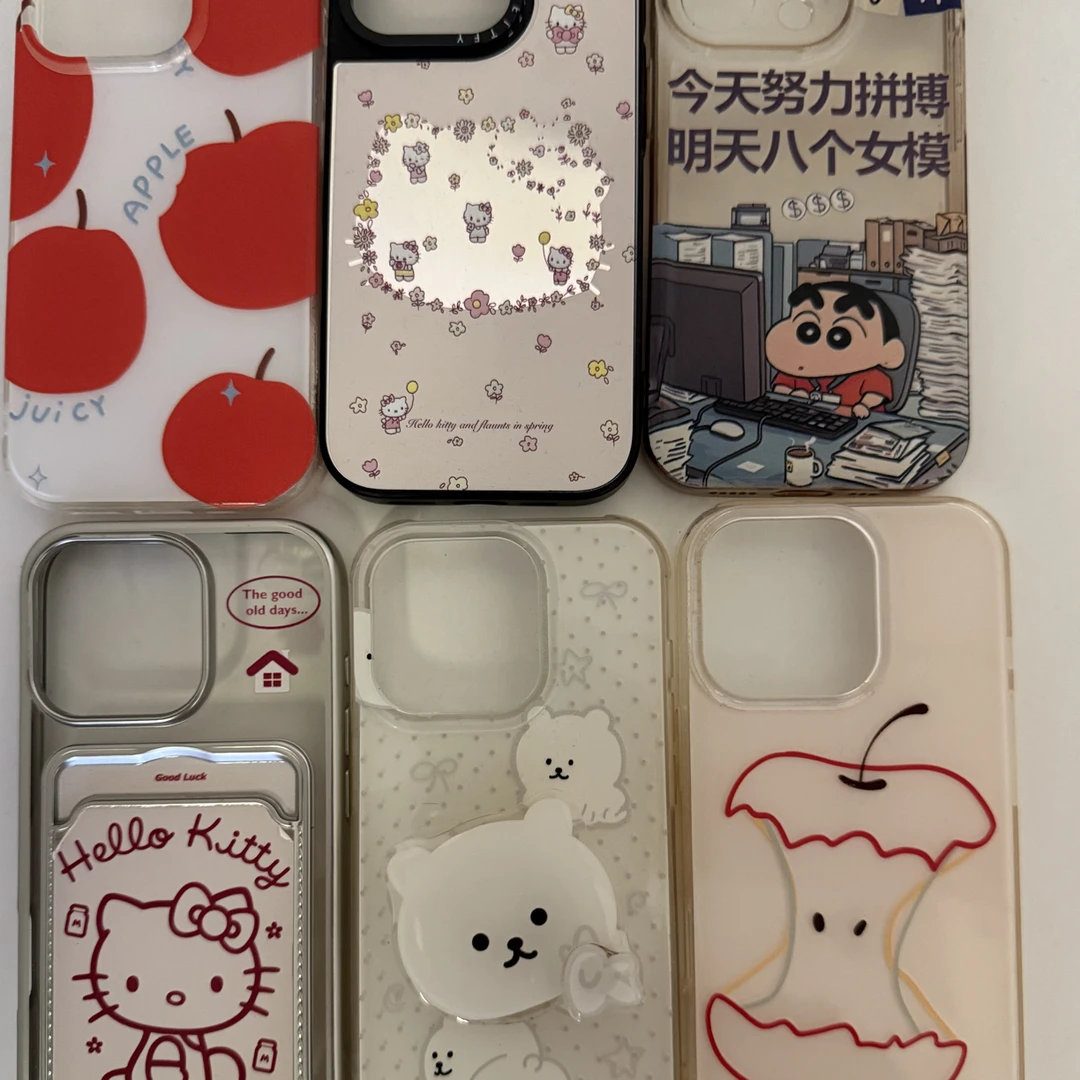 iPhone手机壳盲盒卡通ing风