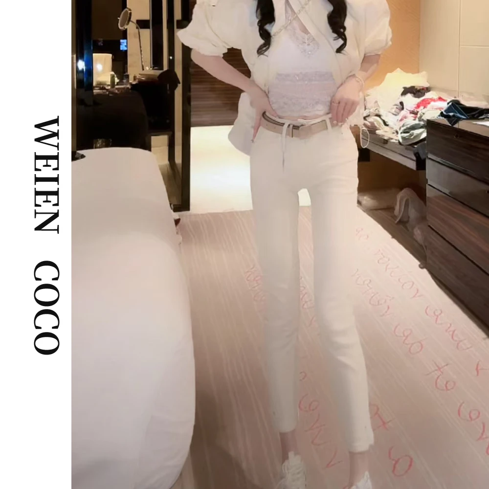 【丝沐服装】直筒高腰休闲裤百搭时尚修身简约潮流春季新款K3722