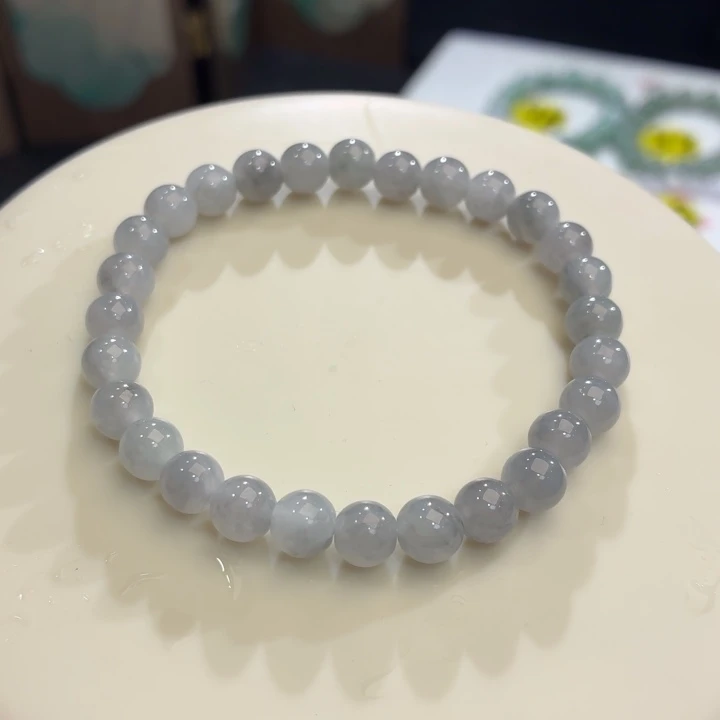 翡翠未镶嵌手链卡6.8福利款