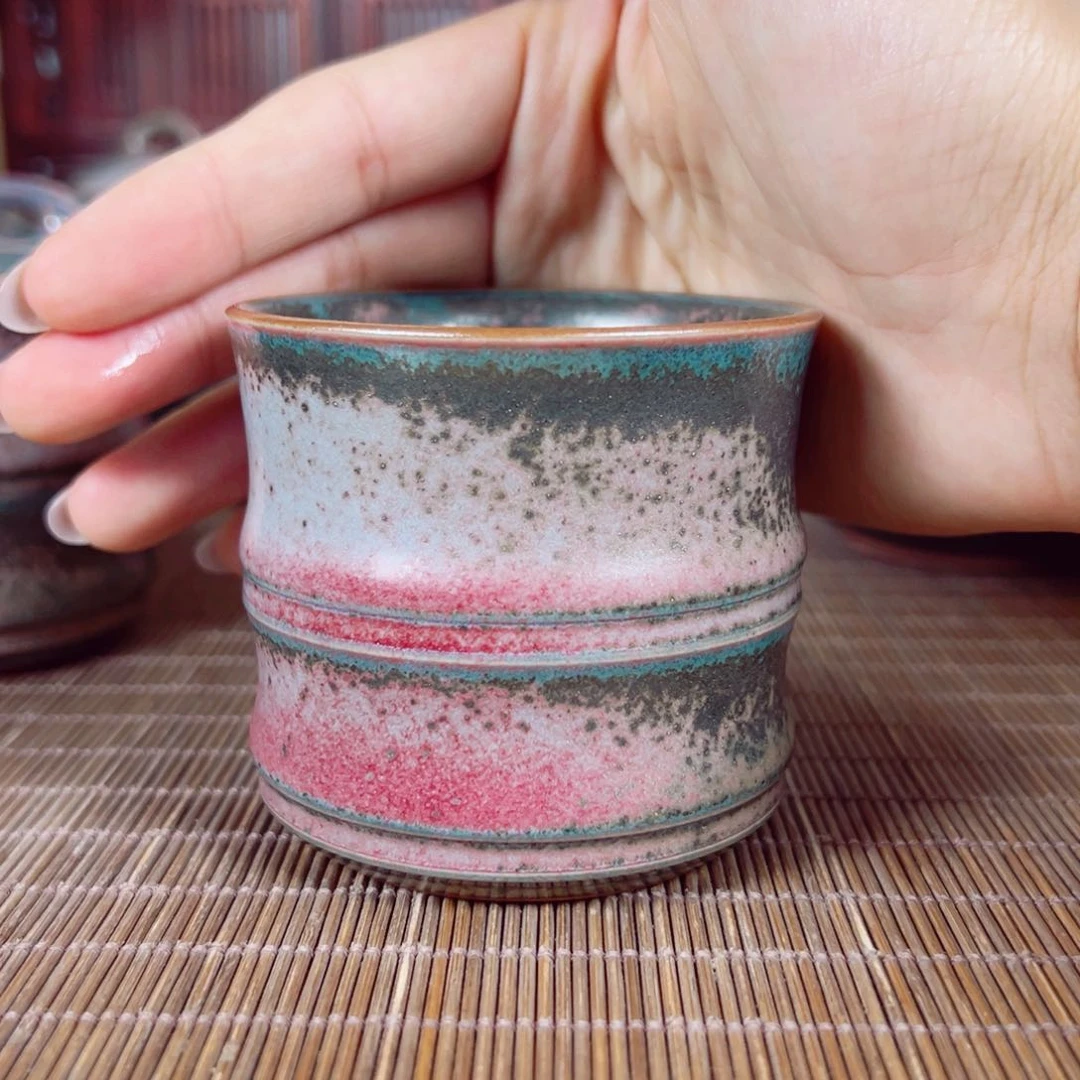 翟群钧瓷主人杯 彩金釉 神后原产地