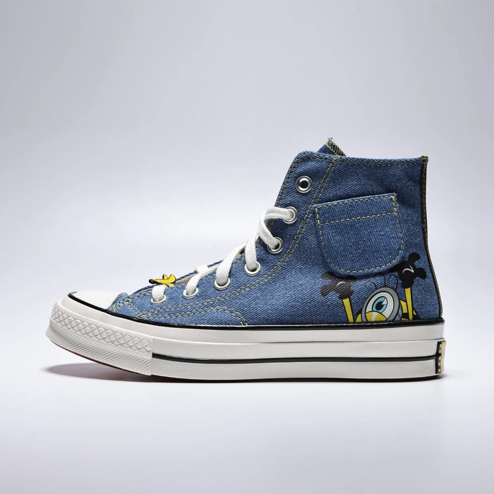 匡威 Converse Chuck 70 小黄人联名高帮帆布鞋A21402C