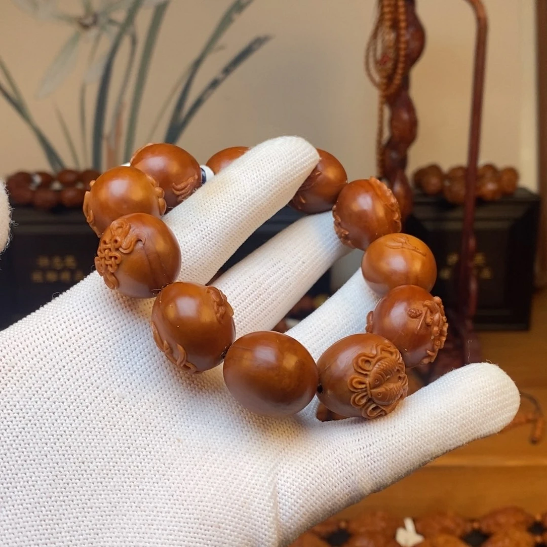 橄榄核手串许忠英老师四季平安1.95×2.2