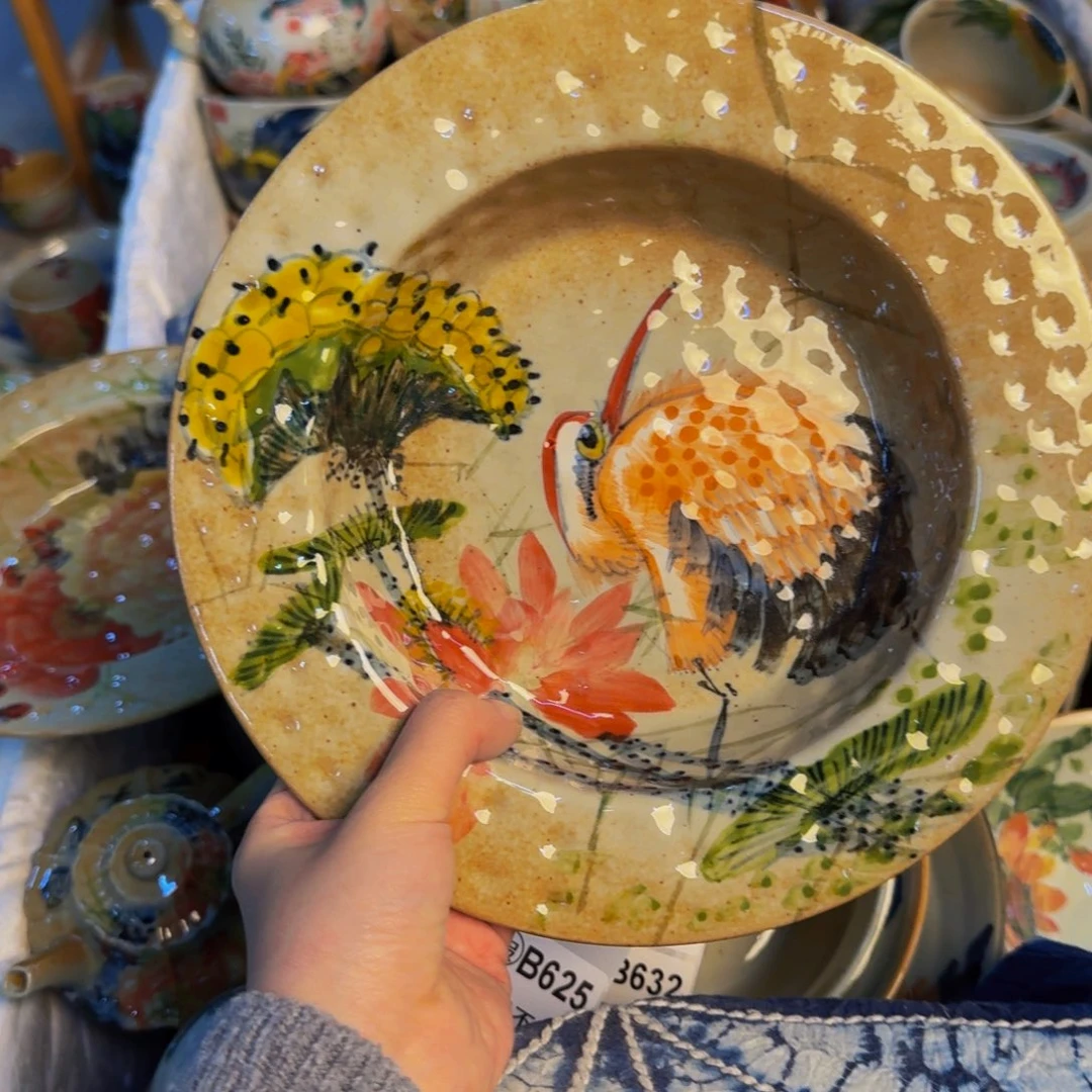 瓷片景德镇陶瓷手工手绘