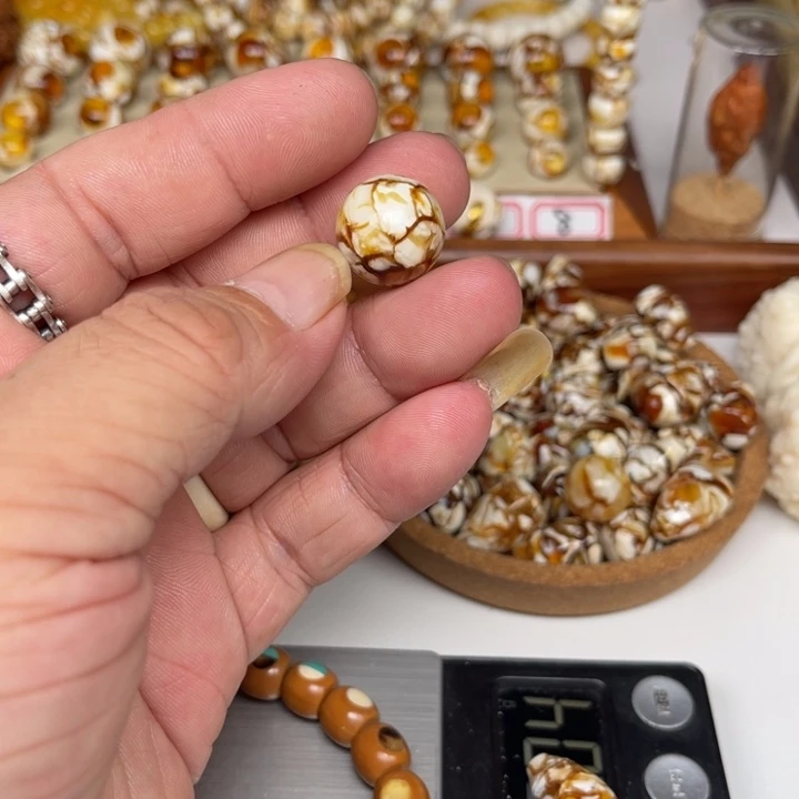 琥珀裸石未镶嵌发*机121号