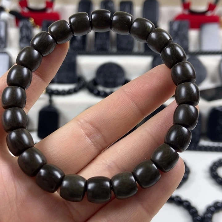 和田玉未镶嵌手串卡9直切糖草花