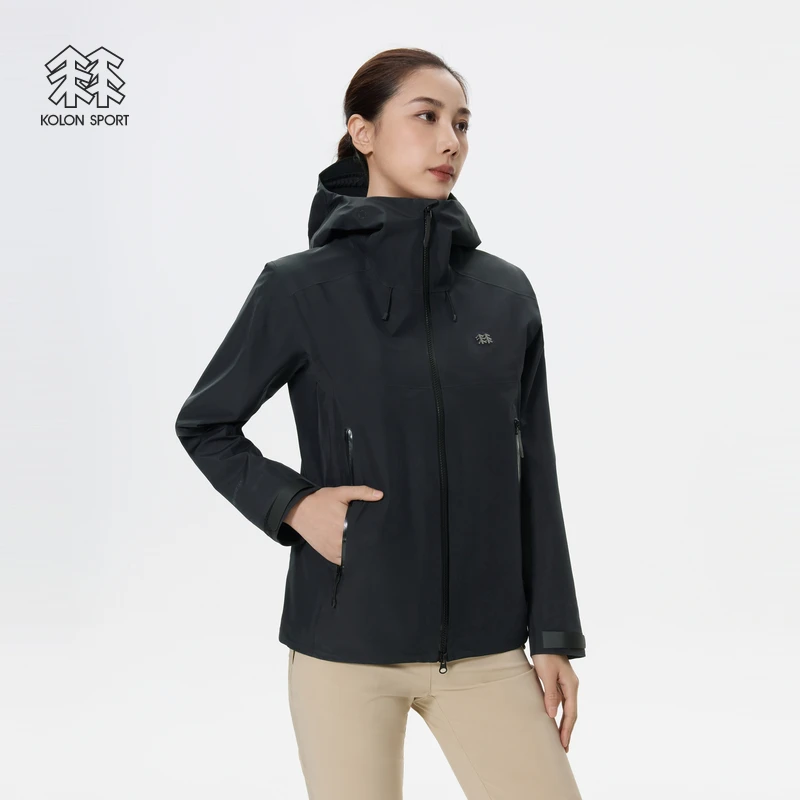 KOLON SPORT可隆流光风防水防风透湿耐磨连帽1992先行者冲锋衣1级