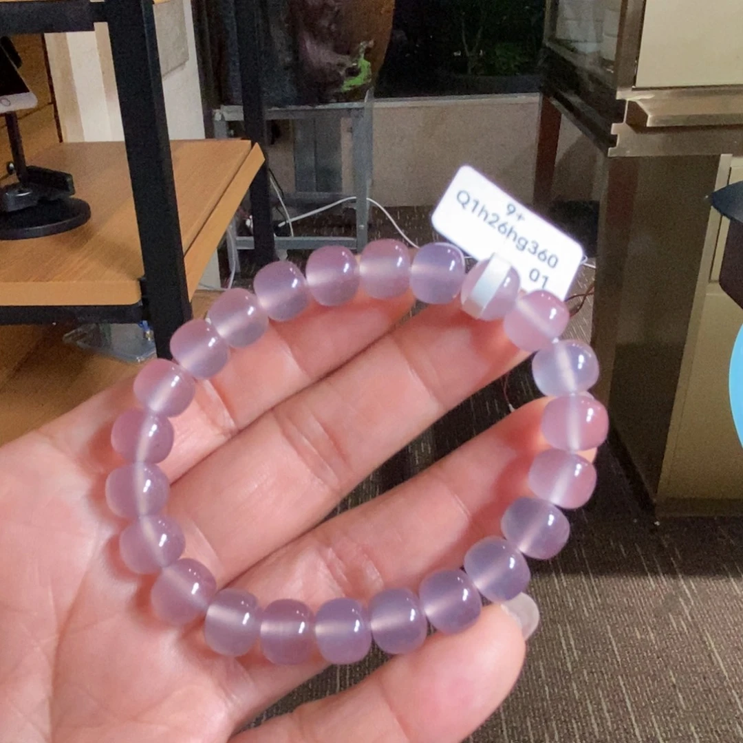 未镶嵌手串玛瑙/玉髓冰紫玛瑙