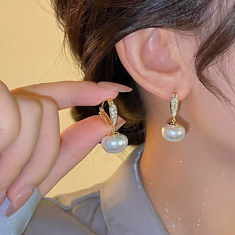 铜合金耳饰 耳环C212法式小众轻奢