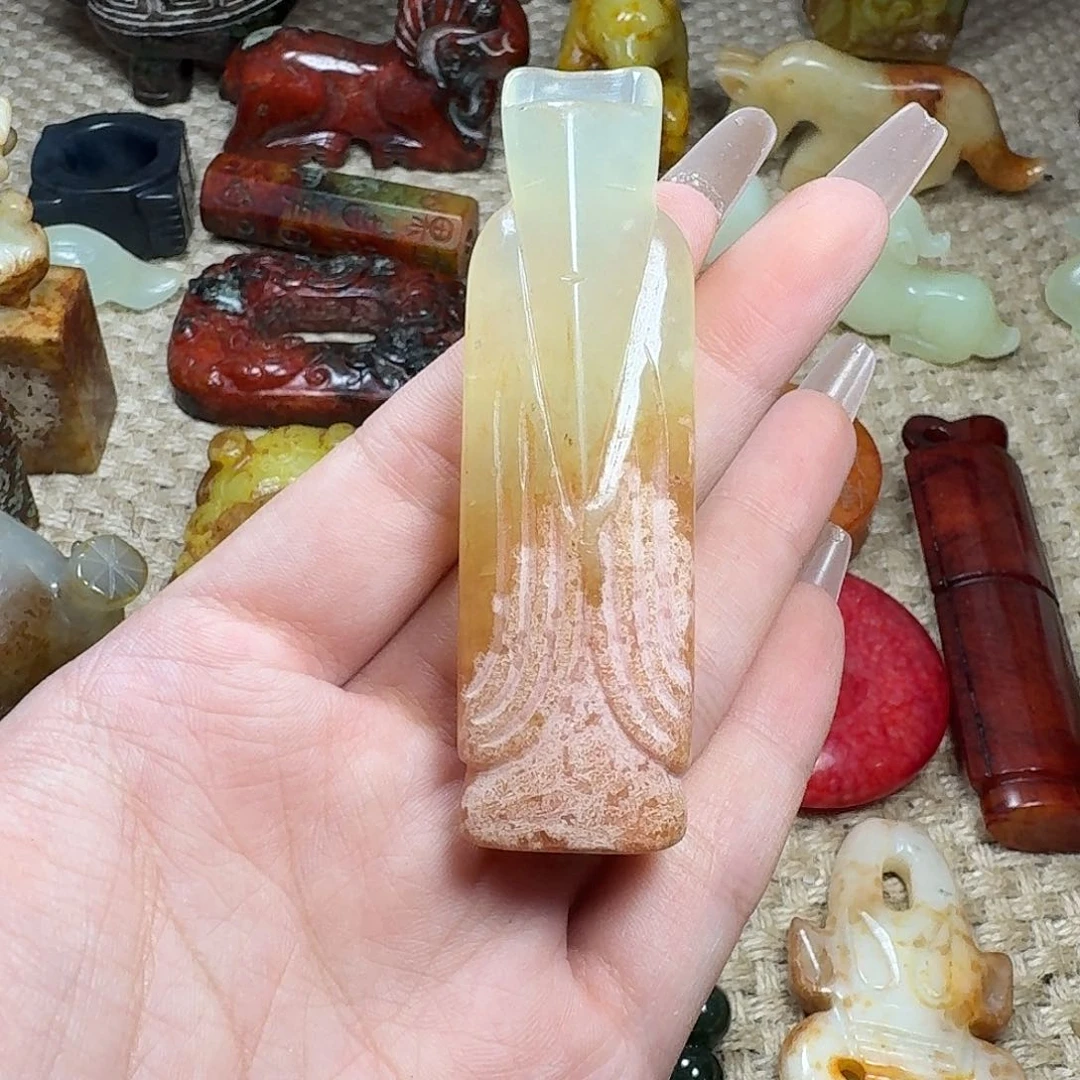白玉菩提吊坠挂件
