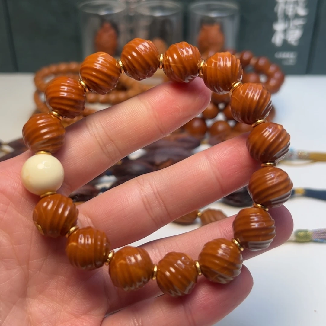 橄榄核手串/手链旋风珠