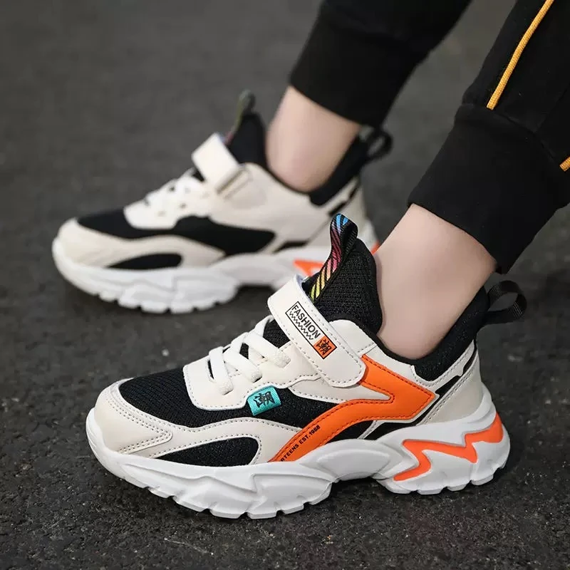 新款潮流运动鞋28-39网面防滑耐磨男女童运动鞋2022 2031 2032