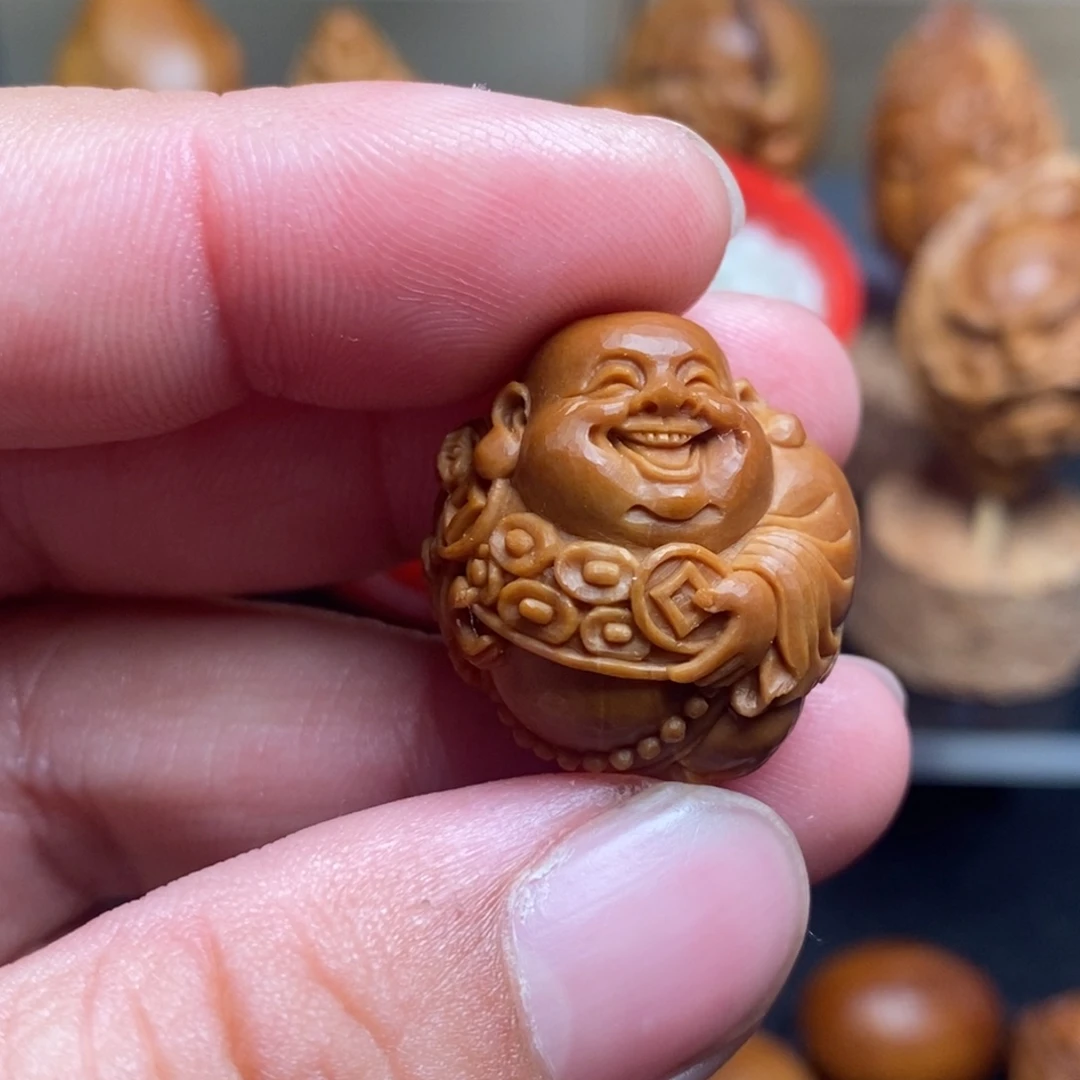 夯***K橄榄核手串/手链弥勒一颗