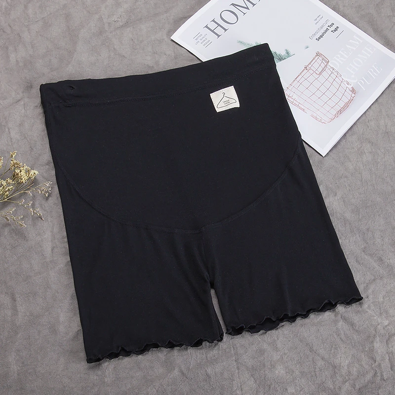 孕妇安全裤夏季薄款高腰托腹防走光外穿打底裤短裤家居裤