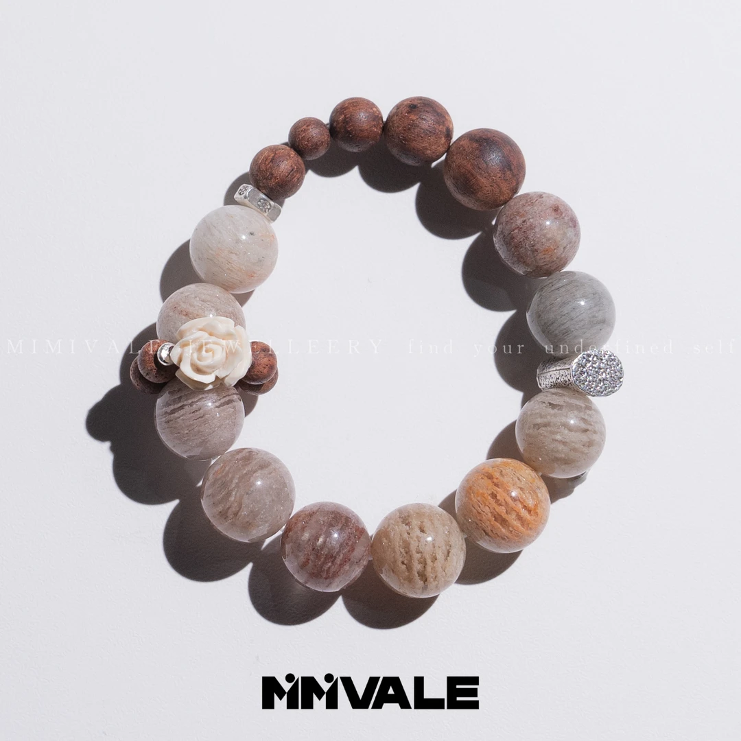 秘密山谷【莫奈花园】原创千层花幽灵黄油麻丝降真香手串MMSG8263