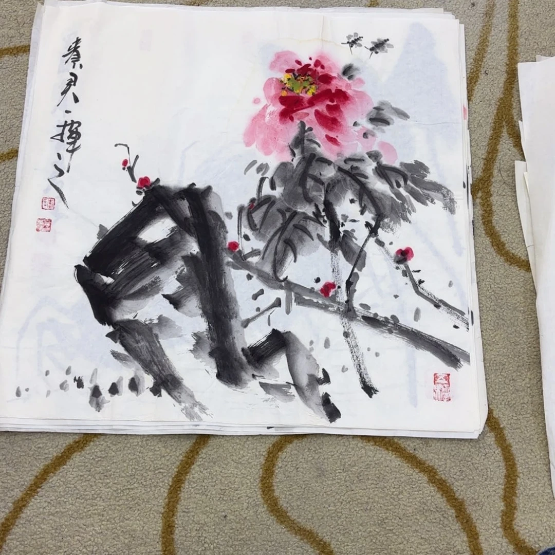 国画50-50斗方花鸟艺