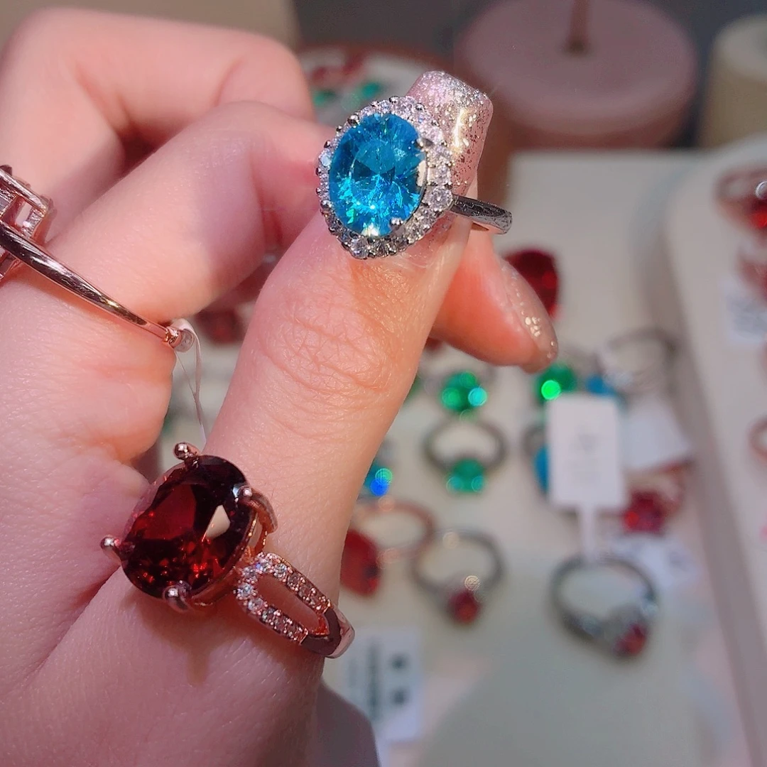 合成立方氧化锆合金蓝戴妃