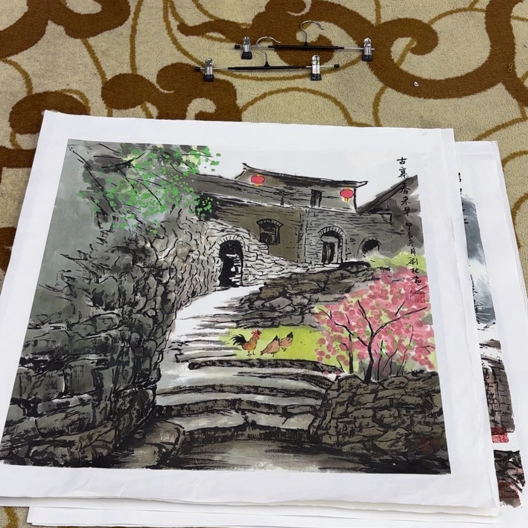 国画国画老师作品刘